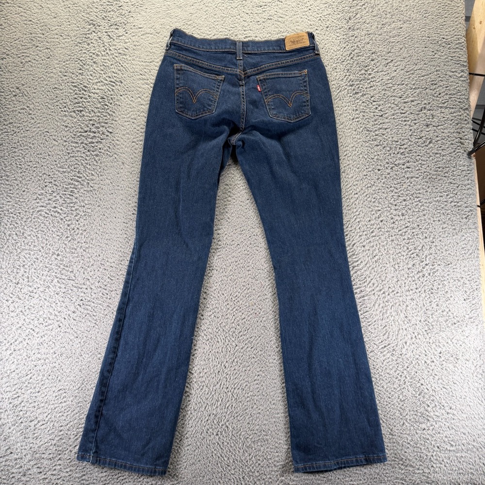 Levi's 515 Jeans Womens 6 Blue Cotton Denim Bootcut Leg Workwear Travel Stretch - Picture 5 of 11